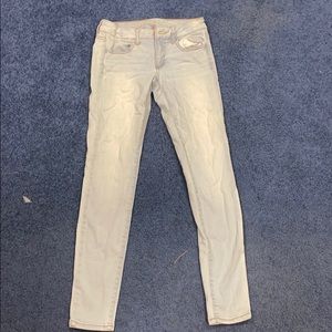 American Eagle Skinny Jeggings Light wash